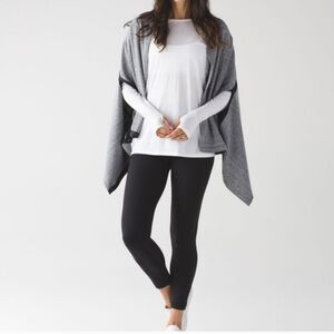 Womens Lululemon Vinyasa Scarf Wrap One Size Gray